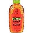 Nature Nate's 100% Pure Organic, Raw & Unfiltered. Squeeze Bottle; Allnatural Sweetener, USDA Certified Organic, No Additives