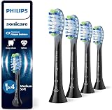 Philips Sonicare C3 Premium Plaque Defence 4 Pack HX9044/88 Black Replacement