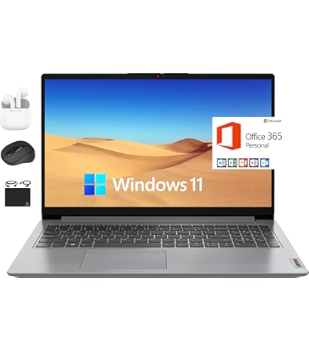 Amazon.com: Lenovo IdeaPad 1 15ALC7 2023 Business Laptop 15.6
