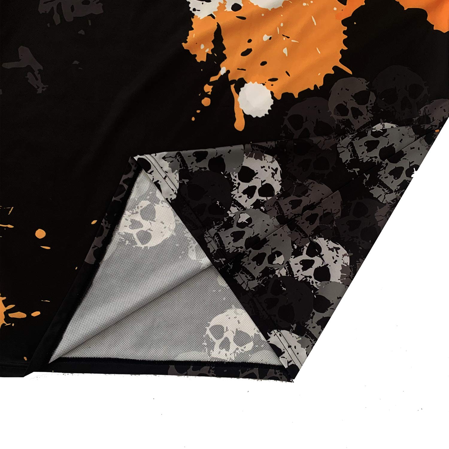 MISSFLAWERING Mens Off-Road Motorcycle Jersey V Navy Long Sleeve Mountain Bike Bicycle Sports Shirt/Large