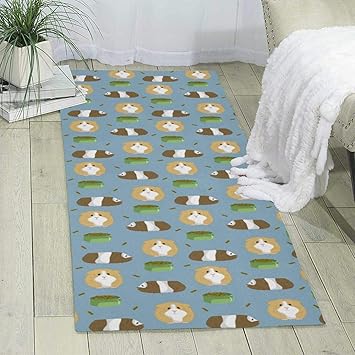 Amazon Com Kjaoi Carpet 70 X 24 X 6mm Guinea Pig Print Modern