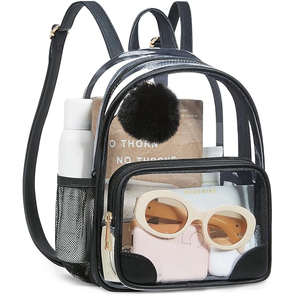 Amazon.com | Clear Backpack Stadium Approved, Heavy Duty  display picture 3
