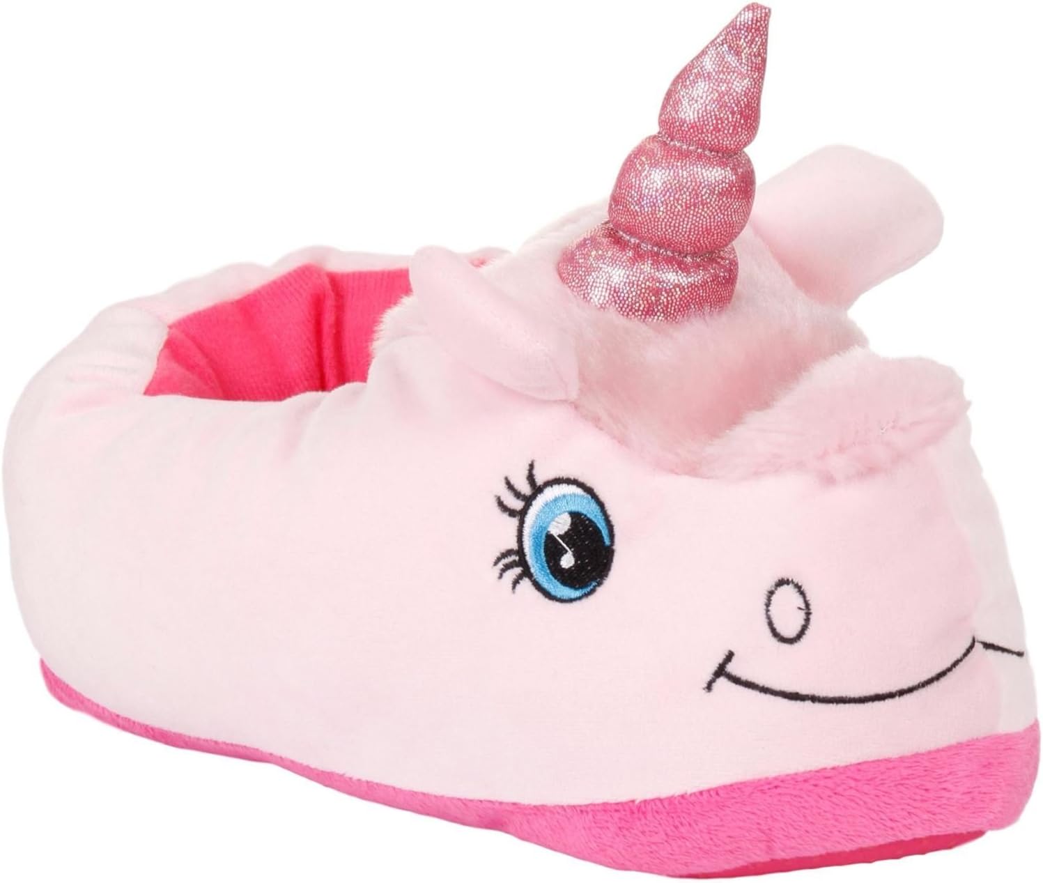 Novelty Unicorn Slippers by Martildo | Womens Childrens Fun Plush Gift Soft Warm Cosy Footwear