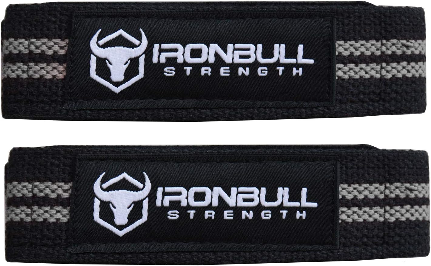 Lifting Straps (1 Pair) - Padded Wrist Support Wraps - for Powerlifting, Bodybuilding, Gym Workout, Strength Training, Deadlifts & Fitness Workout (Black/Grey) : Sports & Outdoors