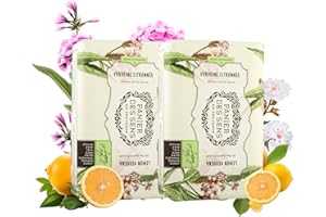 Panier des Sens - Bar Soap – Lemon Verbena Body & Hand Soap - With Shea Oil - Body Care for Women and Men - Natural Soap Bar 