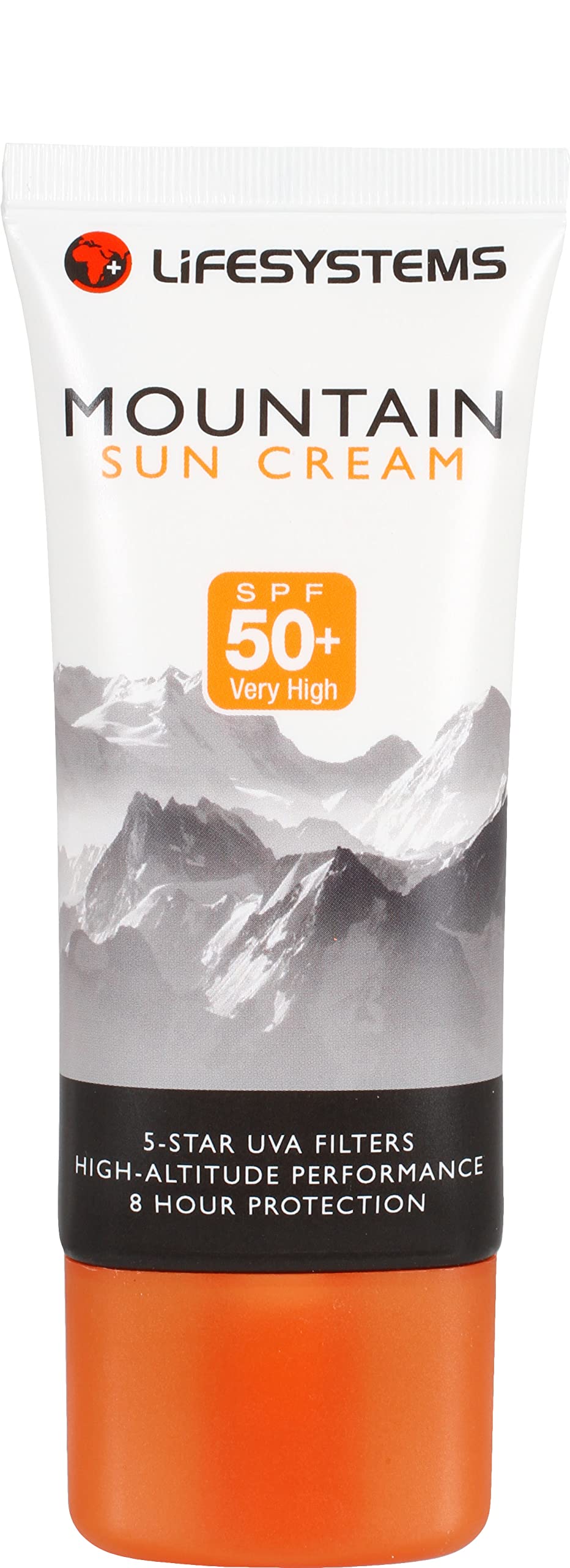 Lifesystems Mountain SPF 50 Sun Cream 5-Star UVA Protection Highly Sweat Resistant For Skiing Or Mountaineering
