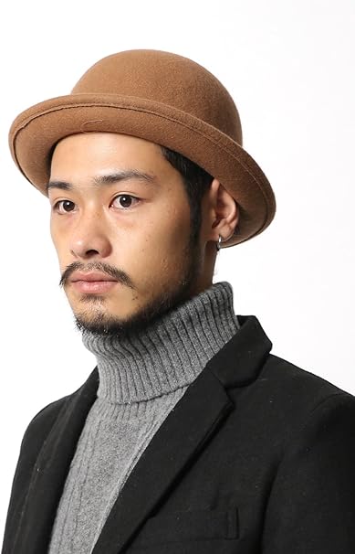 Amazon ロッキーモンロー ボーラーハット メンズ フェルト 帽子 ウールハット ユニセックス ハット 通販
