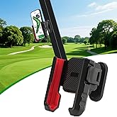 EagleFlight Magnetic Golf Cart Phone Holder - N54 Ultra Strong Magnet,Compatible with EZGO, Club Car & Yamaha Carts, 360° Adjustable, Fits iPhone 15 Pro Max/S24 Ultra, Golf Accessories Gifts for Men
