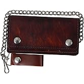 Hot Leathers WLC2005 Brown, 6" Classic Brown Bi-Fold Wallet (Brown, 6")