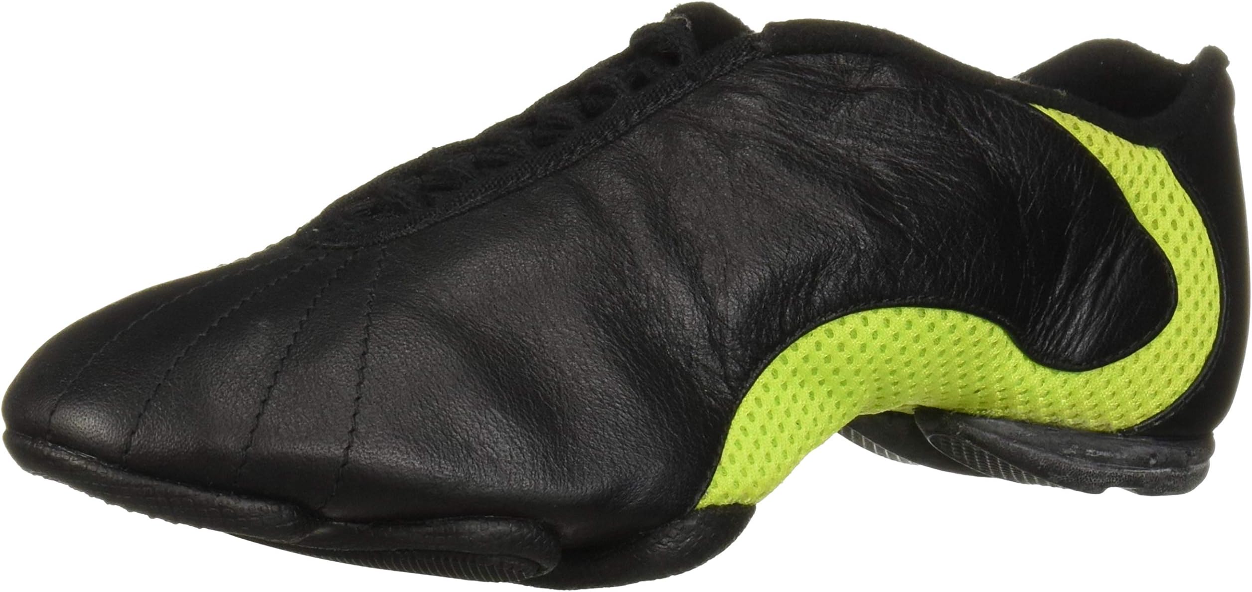 Bloch Dance Women's Amalgam Leather and Mesh Split Sole Jazz Sneaker