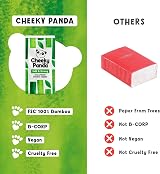 The Cheeky Panda Bamboo Pocket Tissues 960 Pack 10 Tissues per Pack view 4