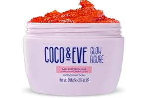 COCO & EVE Coco and Eve Glow Figure Bali Buffing Sugar - Exfoliating Body Scrub for Women | Coconut Sugar Scrub (8.5 oz)