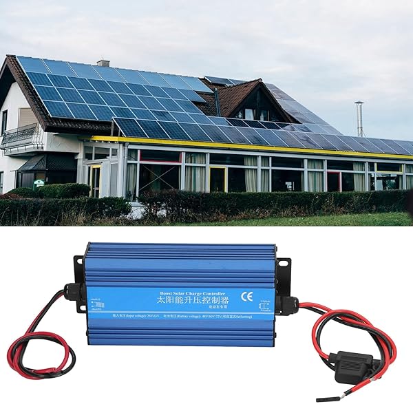 BOOST MPPT SOLAR CONTROLLER, 600W 26-63V INPUT LED DISPLAY SOLAR PANEL REGULATOR, STEP UP SOLAR CONTROLLER FOR 48V / 60V / 72V AND LITHIUM BATTERY