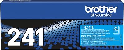 Brother TN-241C Cyan Toner Cartridge Standard Yield 1400 Pages for Brother
