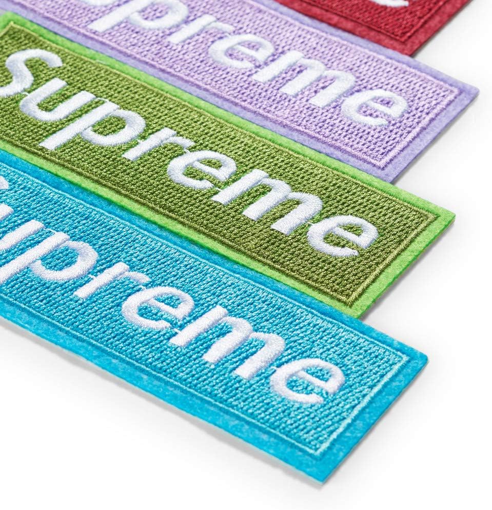 supreme sew on patch