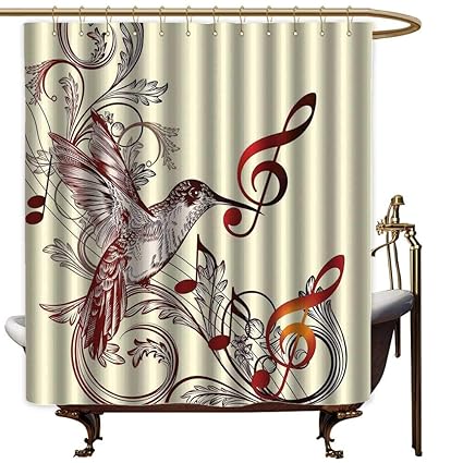 Amazon Com Camper Shower Curtain Hummingbirds Decorations Flying