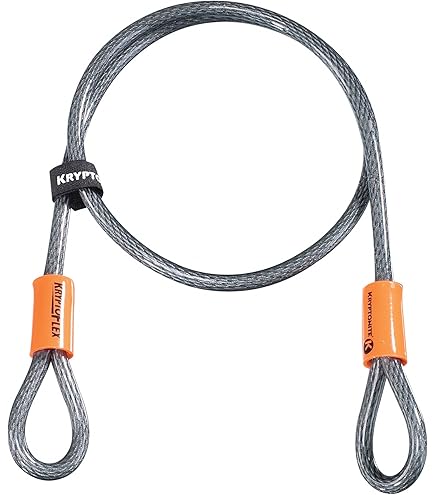 Antivol U Kryptonite Evolution Series – 3,25 X 7 Pouces, Noir, Avec Câble 4 Pieds