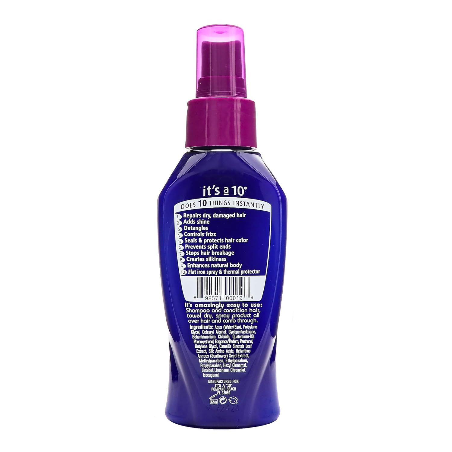 Amazon Com It S A 10 Haircare Miracle Leave In Product 4 Fl Oz