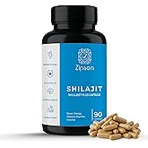 ZIPSON Shilajit for Men & Women | 90 Capsules | Himalayan Formula for Extra Power, Stamina & Immune Support | with Natural Fulvic Acid | Non-GMO | 500mg Per Serving