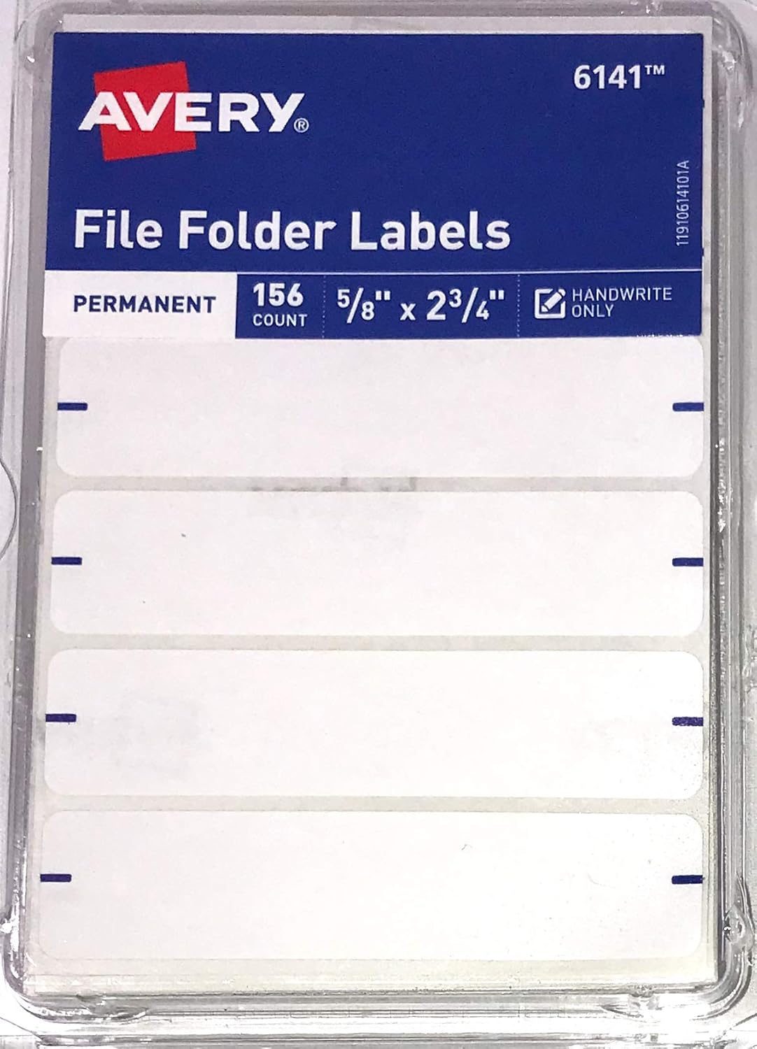 Office Supplies Avery 6141 Permanent File Folder Labels for Handwrite 5/8
