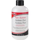 Supernail Pure Acetone Polish Remover, 8 oz (Pack of 6)