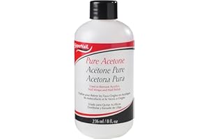 Supernail Pure Acetone Polish Remover, 8 oz (Pack of 6)