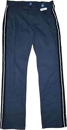 mens chinos with side stripe