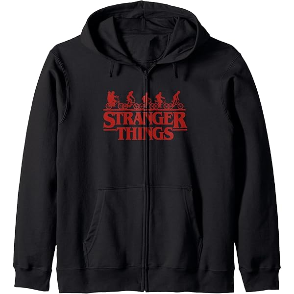 Amazon.com: Stranger Things Palace Arcade Fading Logo Zip Hoodie