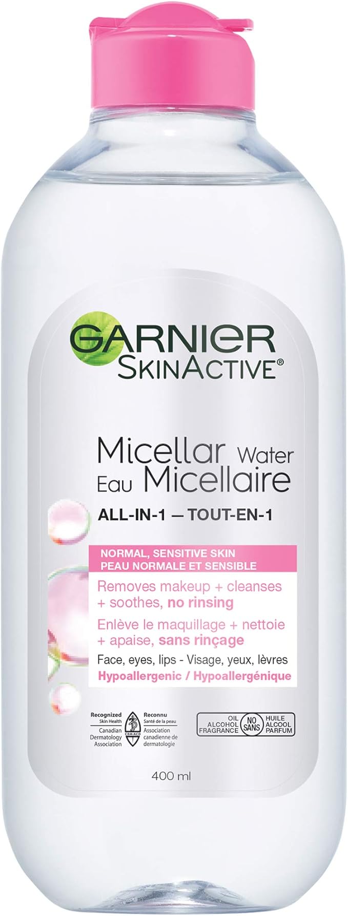 garnier unscented micellar water