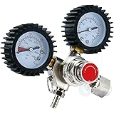 YaeBrew Dual Gauge CO2 Regulator for Draft Beer Homebrew Kegerator CGA320