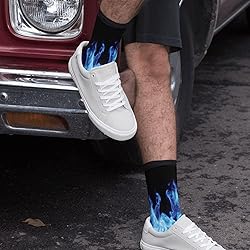 Jinjinkiang Blue Fire Flame Flames Flaming Unisex