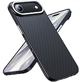 Maledan for iPhone Air Case Carbon Fiber - Slim iPhone 17 Air Case with Caseless Feel [Fit for MagSafe][Real 600D Aramid Fiber] Shockproof Magnetic Thin & Light Cases iPhone 17Air Anti-Scratch Cover