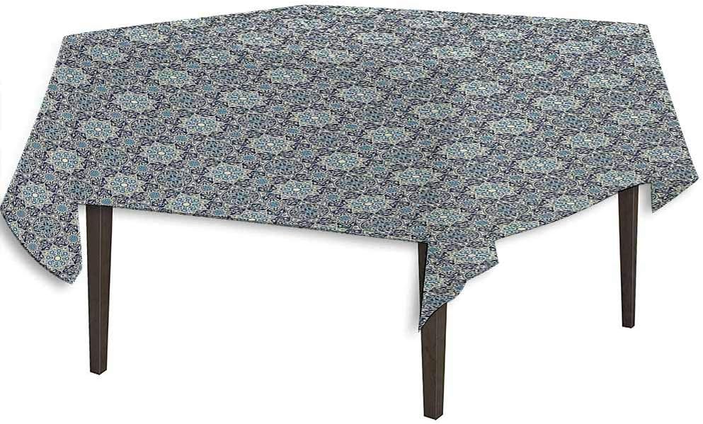 Mantel Kangkaishi clásico lavable, diseño tradicional de flores persas