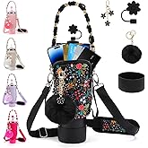 3tyto Stanley Cup Accessories Set Including Water Bottle Carrier Bag,Water Bottle Holder with Strap,Straw Cover,Stanley Charms,Silicone Boot for Stanley 40oz 30oz Tumbler
