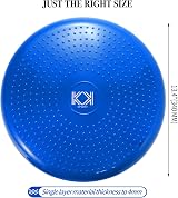 KK Balance Wobble Cushion 34cm Inflatable Stability Board for Posture view 2