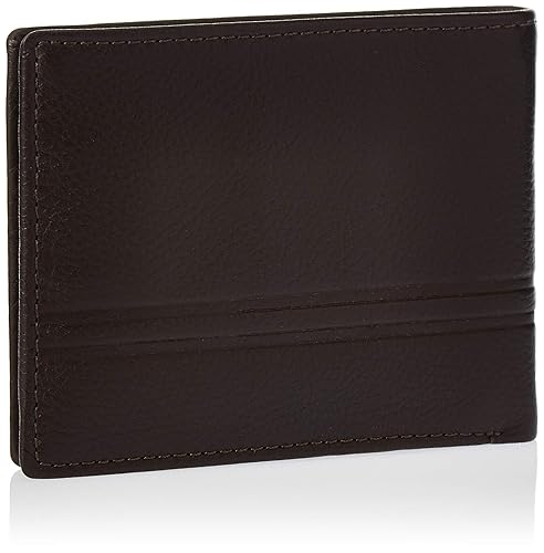Fossil Men's Wilder Leather Trifold with Id Window Wallet, Dark Brown Fossil Wilder Bifold w⁄ Flip Id SKU: 9107225