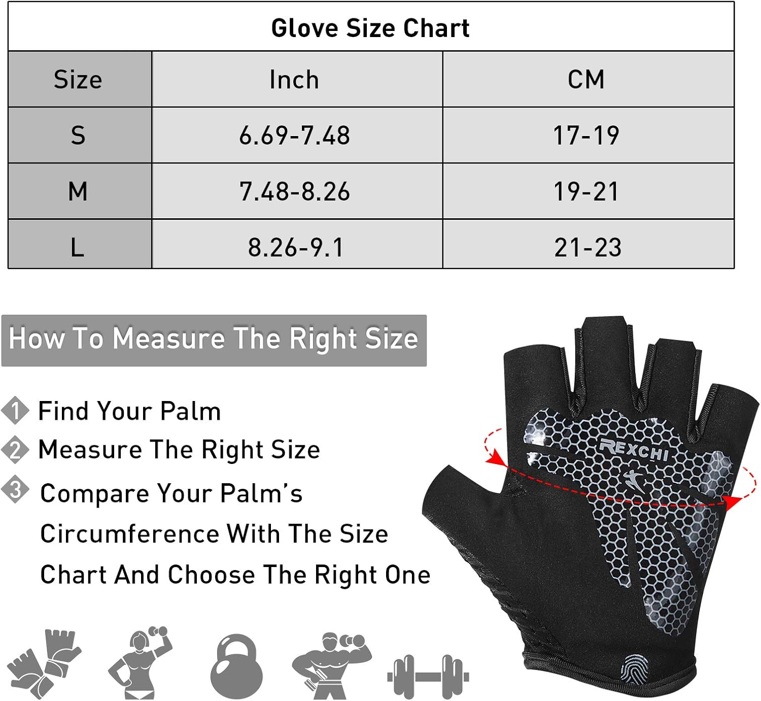 2 Pairs Workout Gloves Adjustable Weight Lifting Gloves Gym Exercise Workout Gloves Breathable Training Gloves for Men and Women Fitness, Biking, Pull up, Cycling : Sports & Outdoors