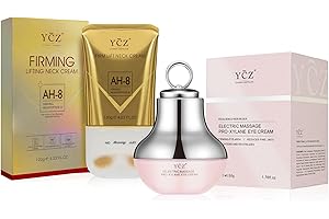 Ycz Neck-Eye Care Tightening & Revitalizing Set -Smooth of Fine Lines, Eye & Neck Treatment, Skin Moisturizer, Deep Moisturizing Skincare