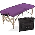 EARTHLITE Portable Massage Table Package AVALON – Reiki Endplate, Premium Flex-Rest Face Cradle & Strata Cushion, Carry Case (30”x73”)
