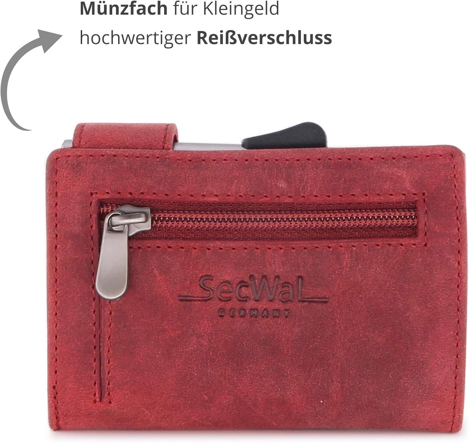 SecWal Unisex's Kartenetui Billfold, Rot, OS - Image 5