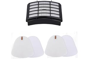 SGIZOKU Vacuum Filters Replacement for Shark Navigator Lift-Away Vacuum NV350,NV351,NV352,NV355,NV360,NV370, UV440,UV490,UV540 vacuum,1 HEPA Filter, 2 Foam & 2 Faux Felt Filters - Replacement XFF350 XHF350