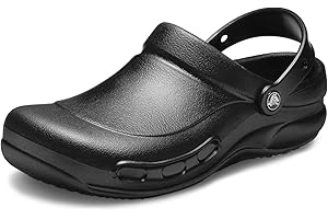 Crocs Unisex-Adult Bistro Work Clogs | Enclosed Toe | Slip Resistant | All Day Comfort