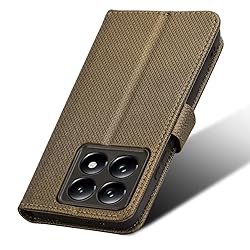 Elubugod Compatible with Xiaomi 14T Leather Case