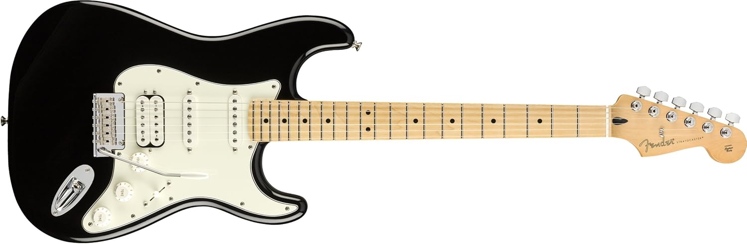Amazon.com: Fender Player Stratocaster HSS Electric Guitar - Maple Fingerboard - Black: Musical Instruments