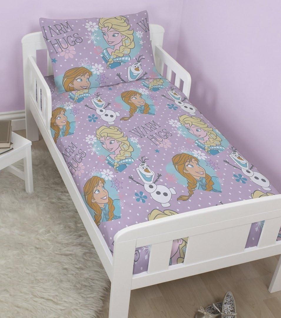 frozen cot bed bedding