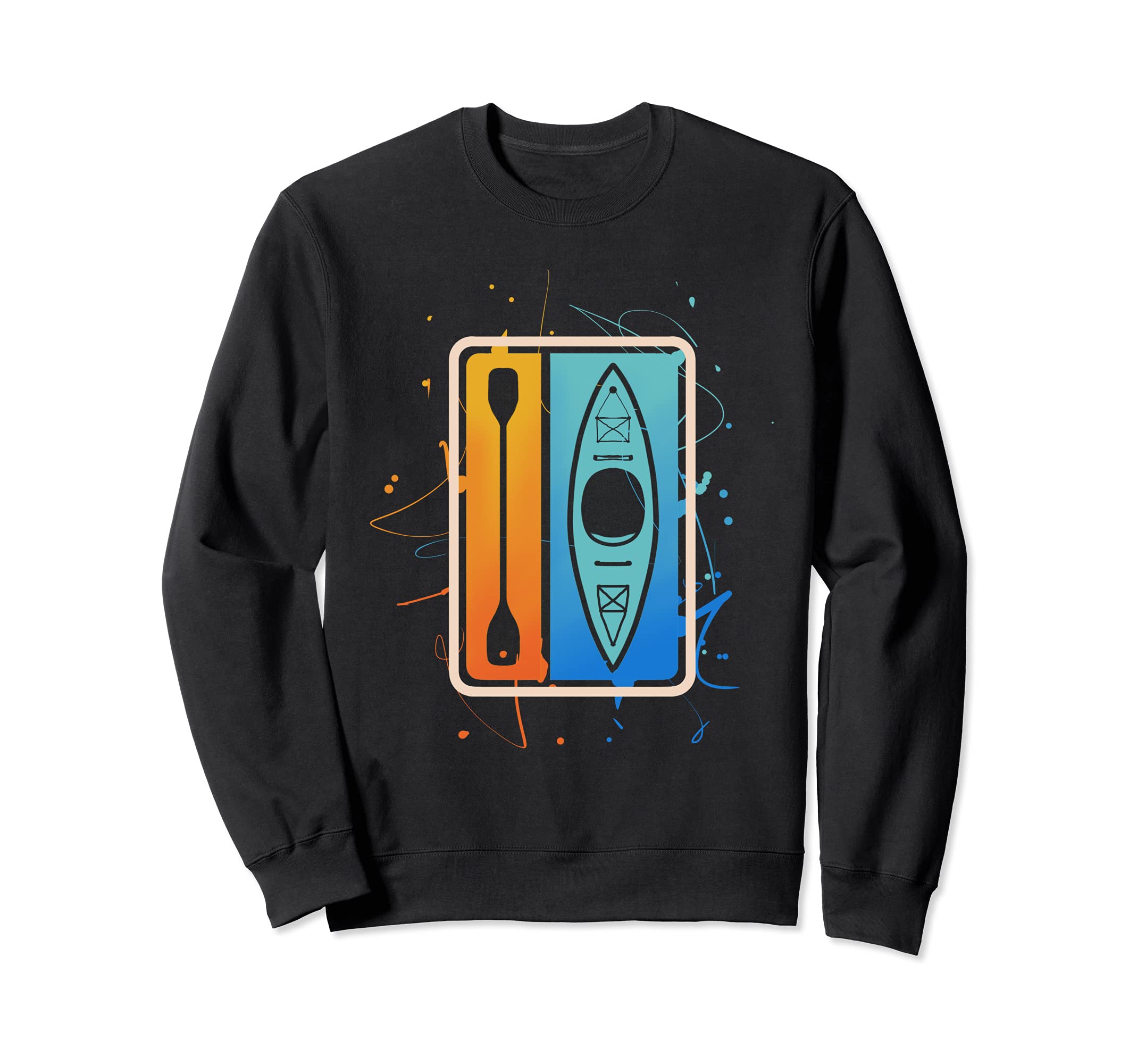 Kayak Gift Kayaking and Paddle Sweatshirt