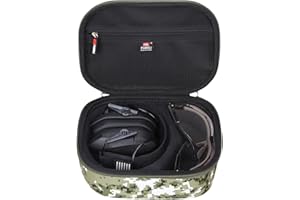 FBLFOBELI Hard Case for Walker's Razor Slim/Howard Leight Shooting Ear Protection Electronic Shooting Muffs Earmuff