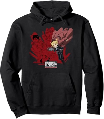 Amazon.com: Vioyrie Adult Edward Elric Sweatshirt Fullmetal