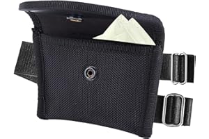 NICENEEDED Duty Belt Glove Holder 4.7 x 3.5 Inch, Double Glove Pouch Disposable Pouch, Nylon Disposable Glove Holder Keeper