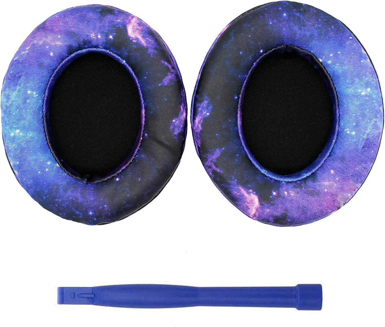 Beats Studio 3 Ear Pads, BUTIAO Replacement Protein Leather Earpads Memory Foam Ear Cushion Cups Repair Parts for Beats Studio 3 Studio 2 Wireless Wired Headphones by Dr.Dre (Galaxy)